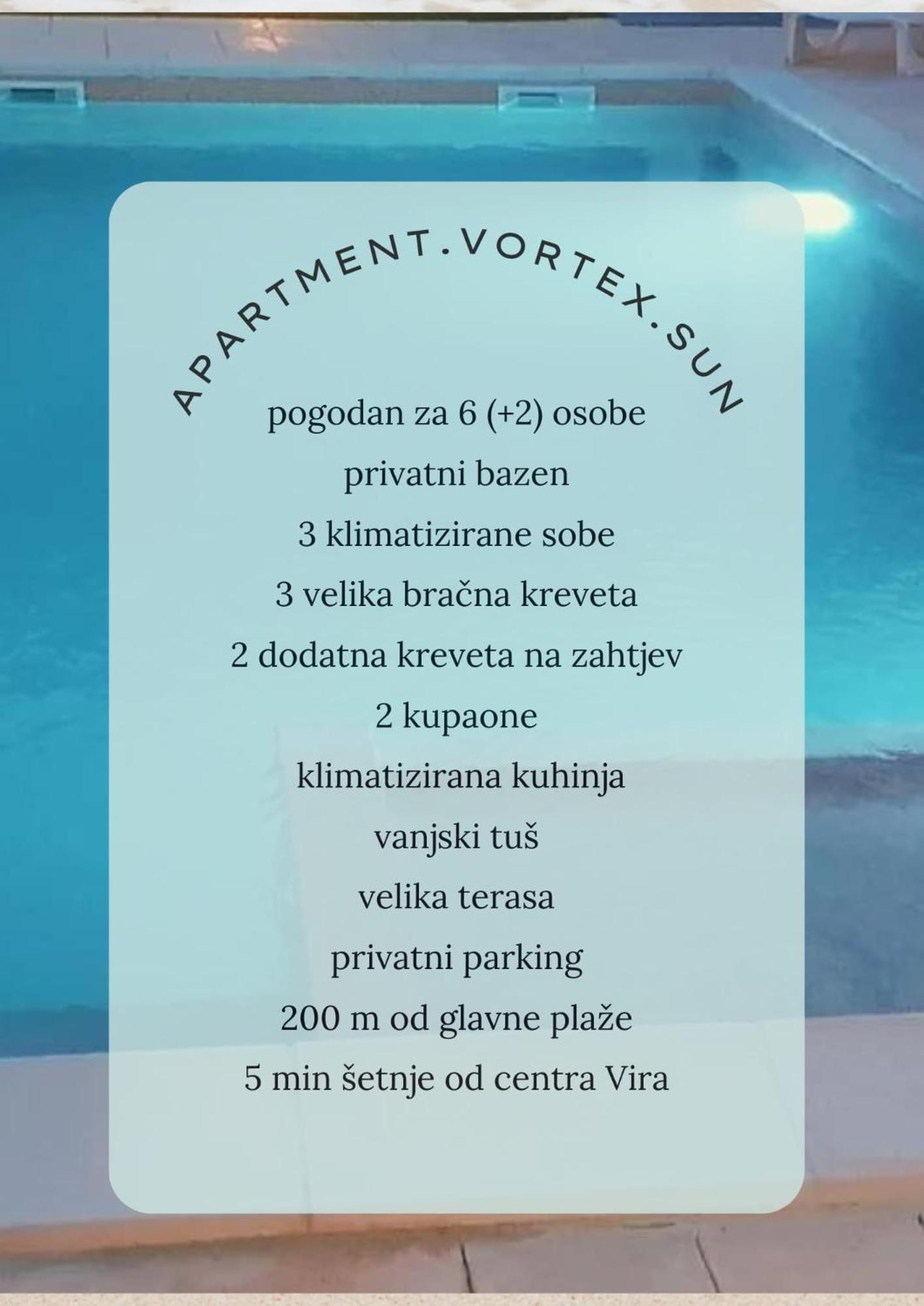 Apartment Vortex Sun Вир Екстериор снимка